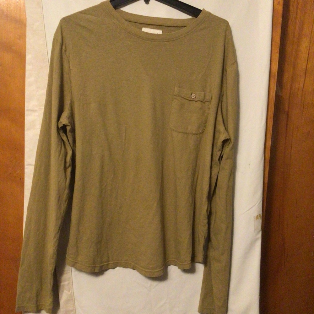 Daily wear organic and linen blend long tee layering by Pact SZ L